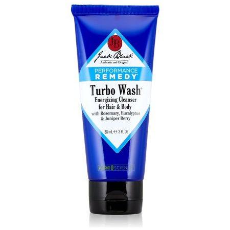 Jack Black Turbo Wash Energizing Cleanser for Hair & Body, 3 fl. oz. Body Wash Pasteur Pharmacy