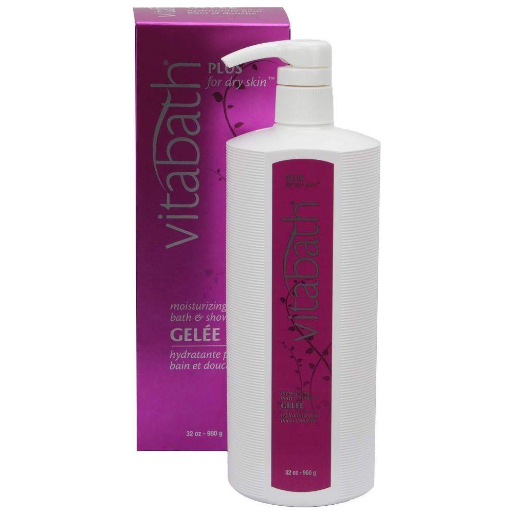 Vitabath Moisturizing Bath & Shower Gelee, Plus Dry Skin 32 oz Bath & Shower Gelee Pasteur Pharmacy