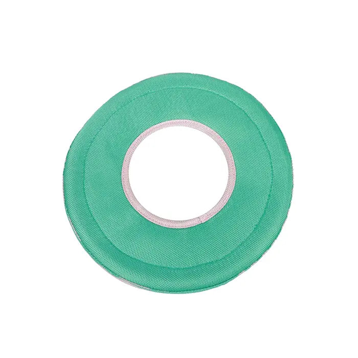 M-Pets Sprintpuff Frisbee Flexible Fetch Dog Toy Pink & Green