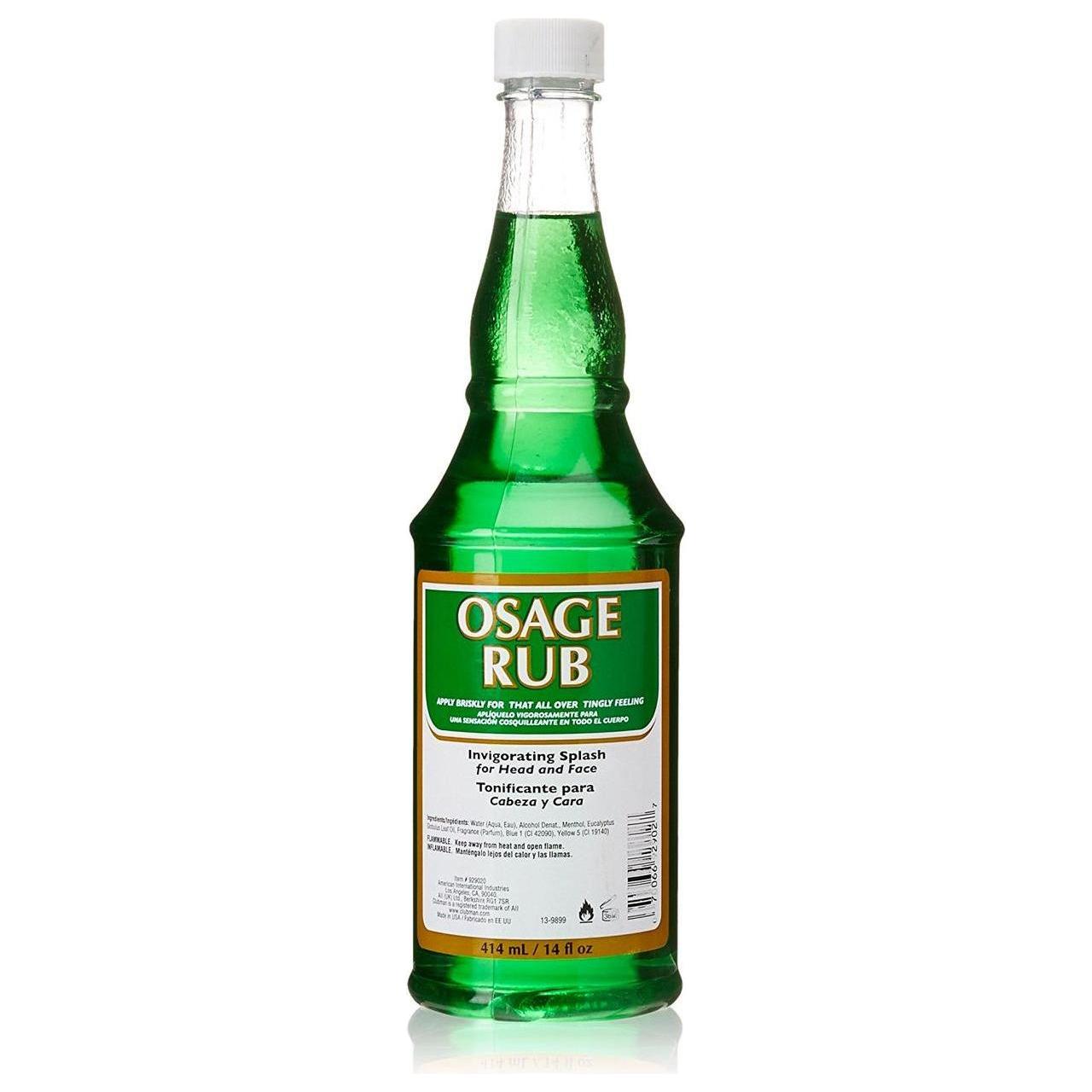 Osage Rub Invigorating Splash 14 Oz Invigorating Splash Pasteur Pharmacy