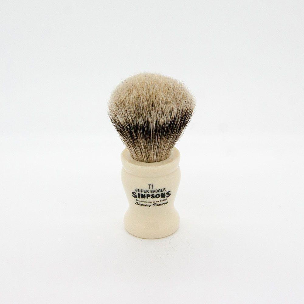 Simpsons Tulip T1 Super Badger Hair Shaving Brush With Imitation Ivory Handle Shaving Brush Pasteur Pharmacy