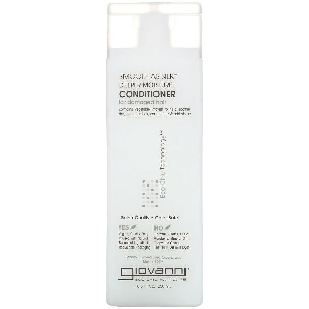 Giovanni Smooth as Silk Conditioner 8.5 oz Hair Conditioner Pasteur Pharmacy