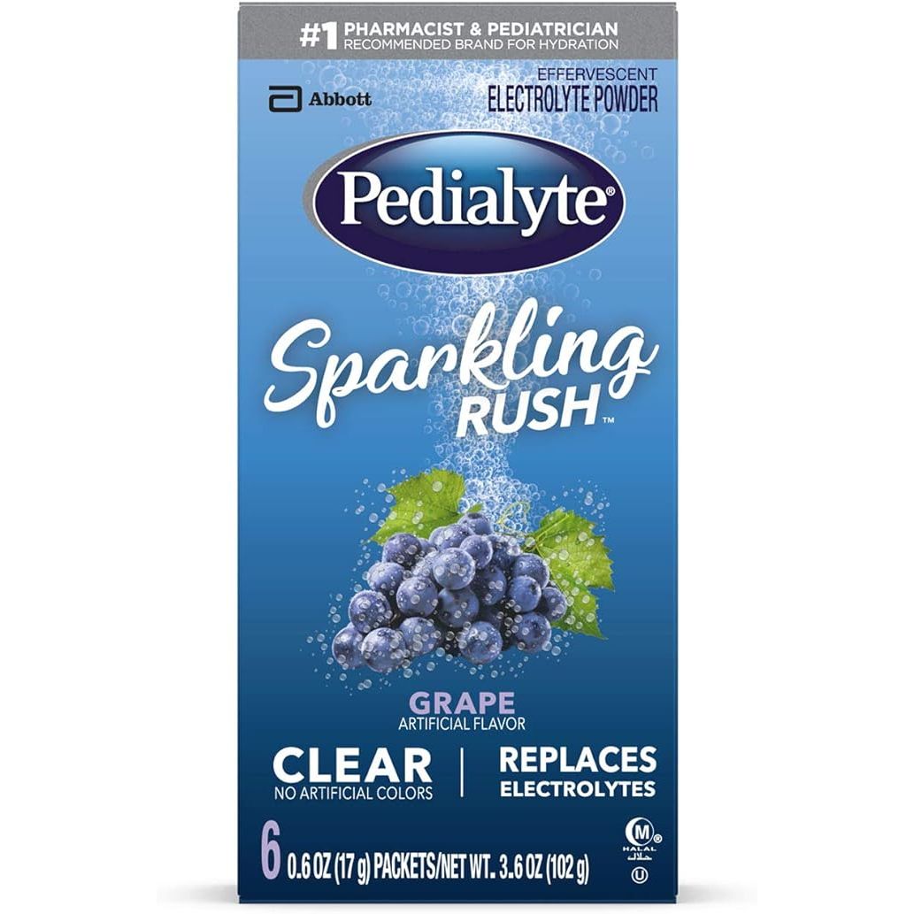 Pedialyte Spkl Rsh Pk 6x17gm Grp Sports & Energy Drinks Pasteur Pharmacy