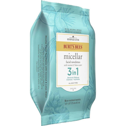 Burt's Bees 3-in-1 Micellar Cleansing Towelettes 30ct Micellar Cleansing Towelettes Pasteur Pharmacy