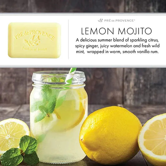 Pre De Provence Lemon Mojito Shea Butter Enriched Vegetable Soap 150g Bar Soap Pasteur Pharmacy