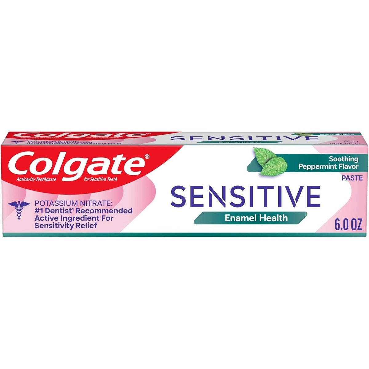 Dentifrice Colgate® 5 % - 0,24 % Sensitive Enamel Health Menthe Douce, 170 g