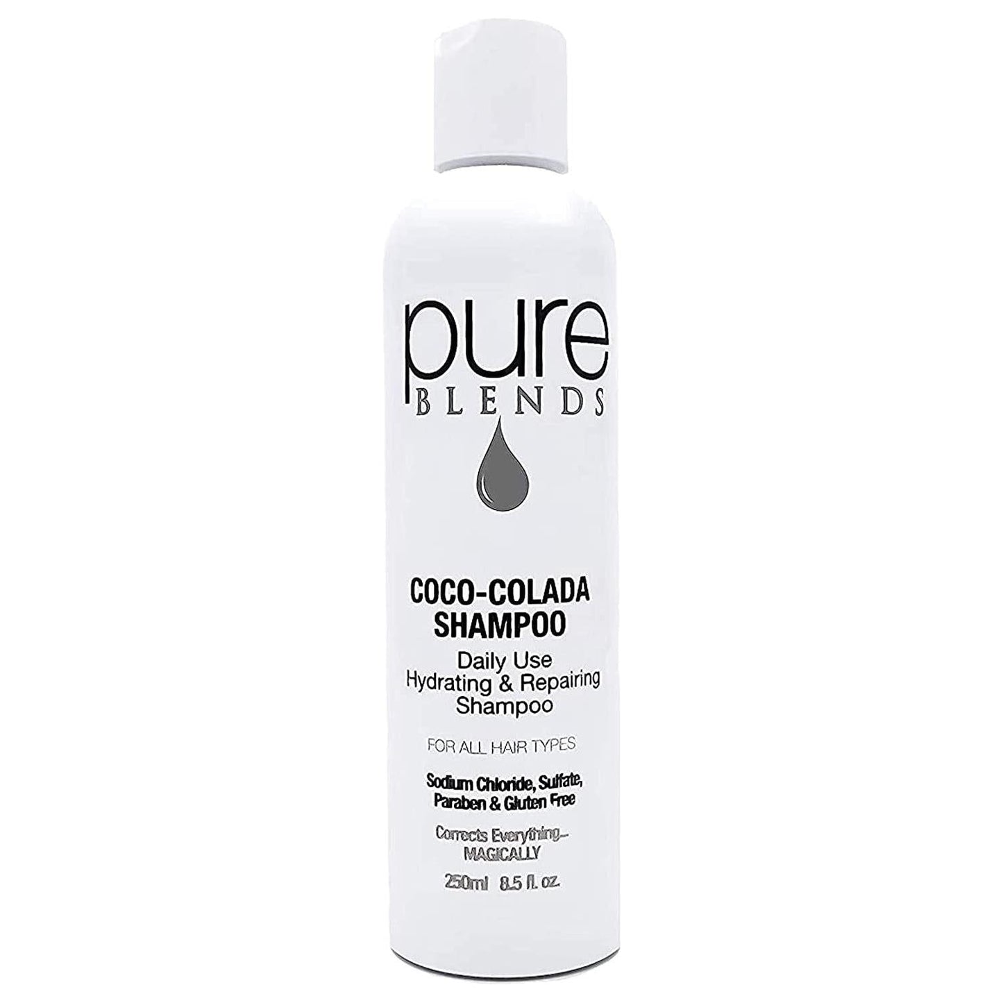 Pure Blends Daily Use Hydrating Repairing Shampoo - Coco-Colada 8.5 oz Shampoo Pasteur Pharmacy