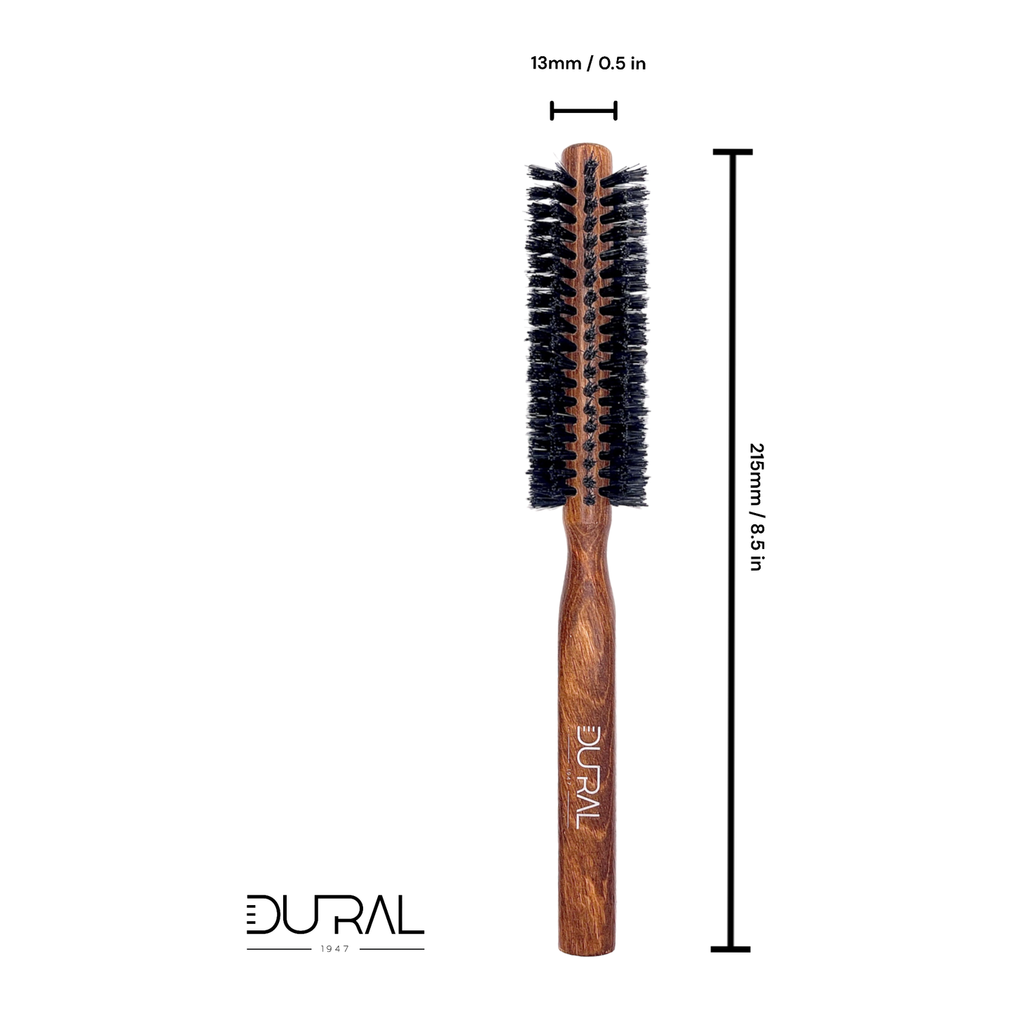 Dural Hair Brush 10 Rows Wood Pure Wild Boar Bristles Hair Brush Pasteur Pharmacy