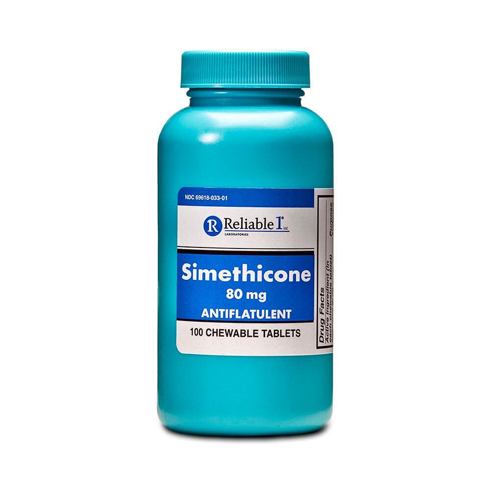 Reliable 1 Labs Simethicone Chewable Tablets 80 Mg Medicine & Drugs Pasteur Pharmacy