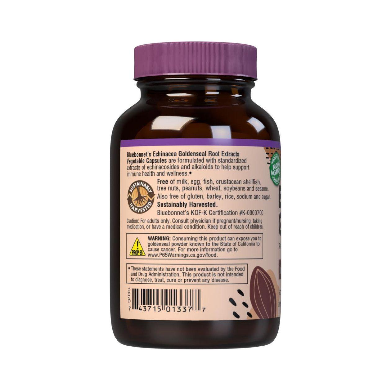 Bluebonnet Standardized Echinacea Goldenseal Root Extract, 60 Vegetables Capsules Dietary Supplements Pasteur Pharmacy