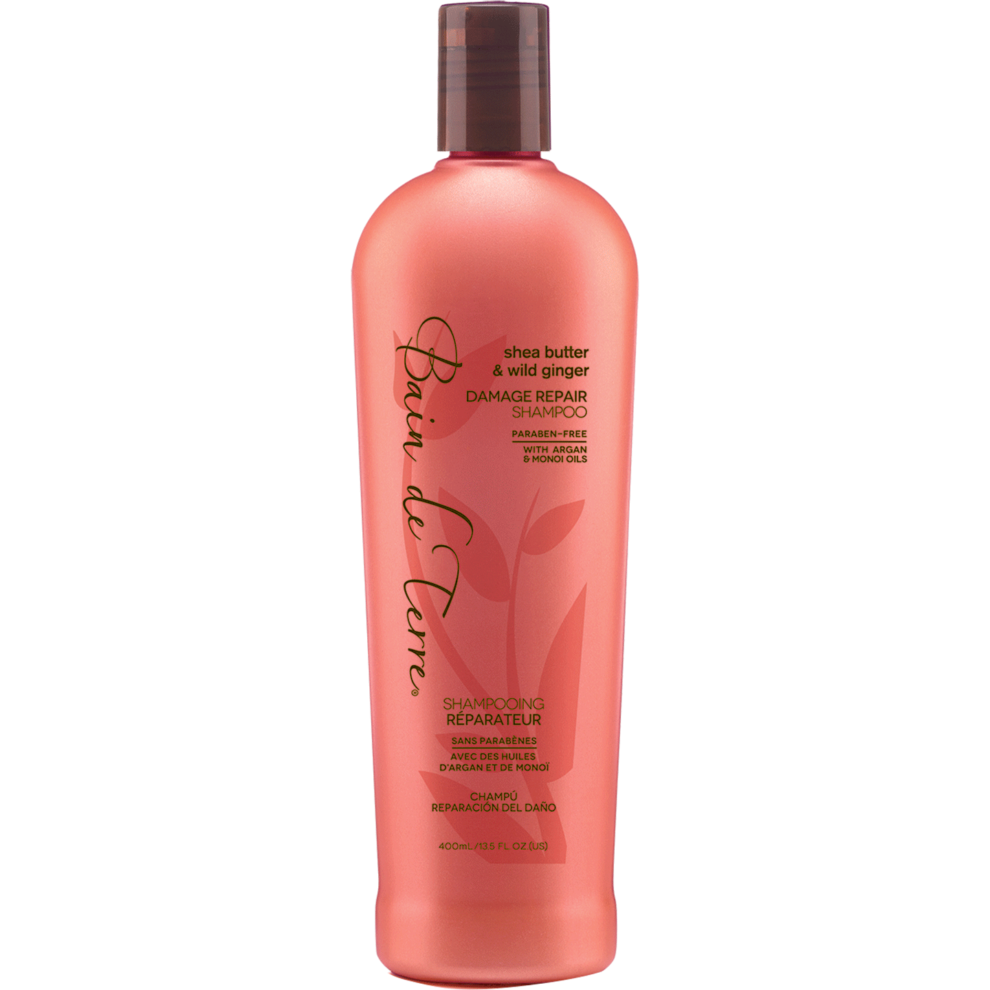 Bain De Terre Shea Butter & Wild Ginger Damage Repair Shampoo 13.5 fl oz Shampoo Pasteur Pharmacy