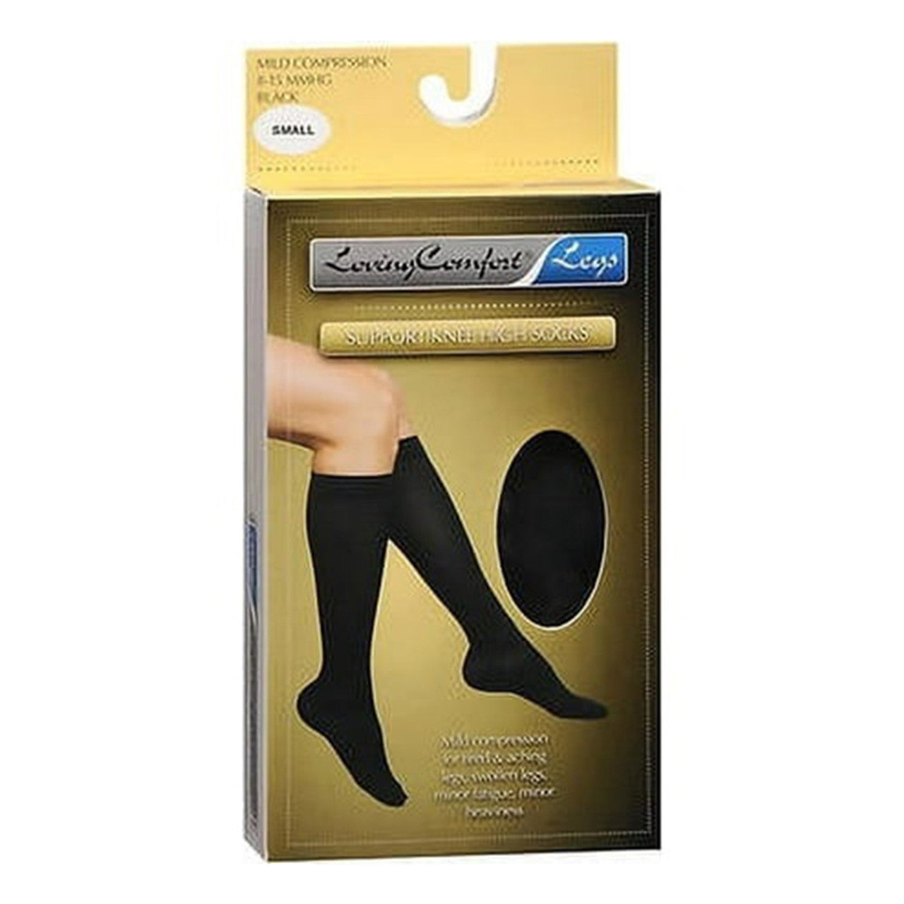 Loving Comfort Stockings Microfiber Knee High 10 To 20Mmhg Closed Toe Women Black, Medium, 1 Pair Tortillas & Wraps Pasteur Pharmacy