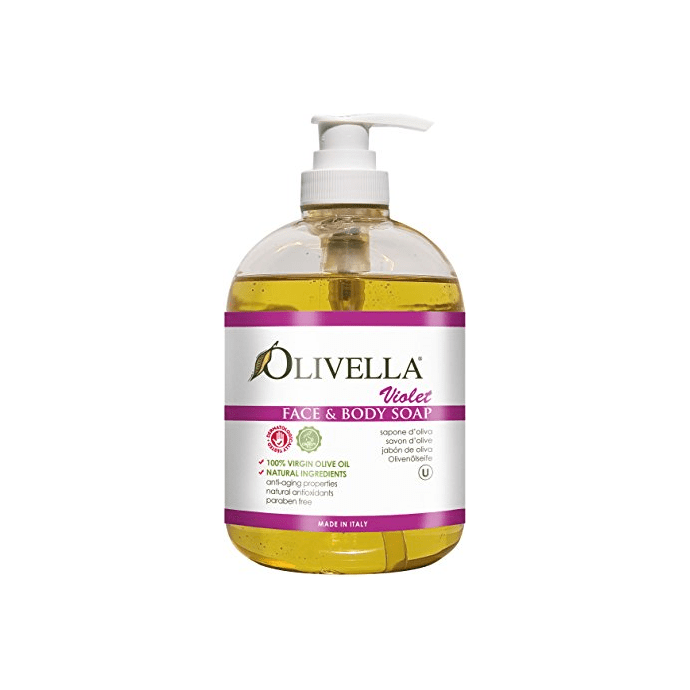 Olivella Liquid Face & Body Soap Violet 16.9 oz Liquid Face & Body Soap Pasteur Pharmacy