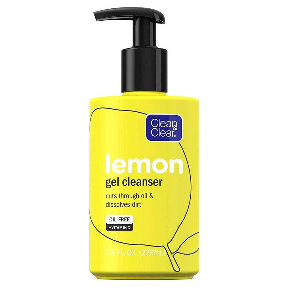 Clean & Clear Lemon Gel Facial Cleanser With Vitamin C, 7.5 Fl Oz Health & Beauty Pasteur Pharmacy