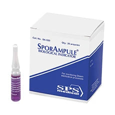 SporAmpule Biological Indicator for Steam Sterilization, 20 Count Medical Supplies Pasteur Pharmacy