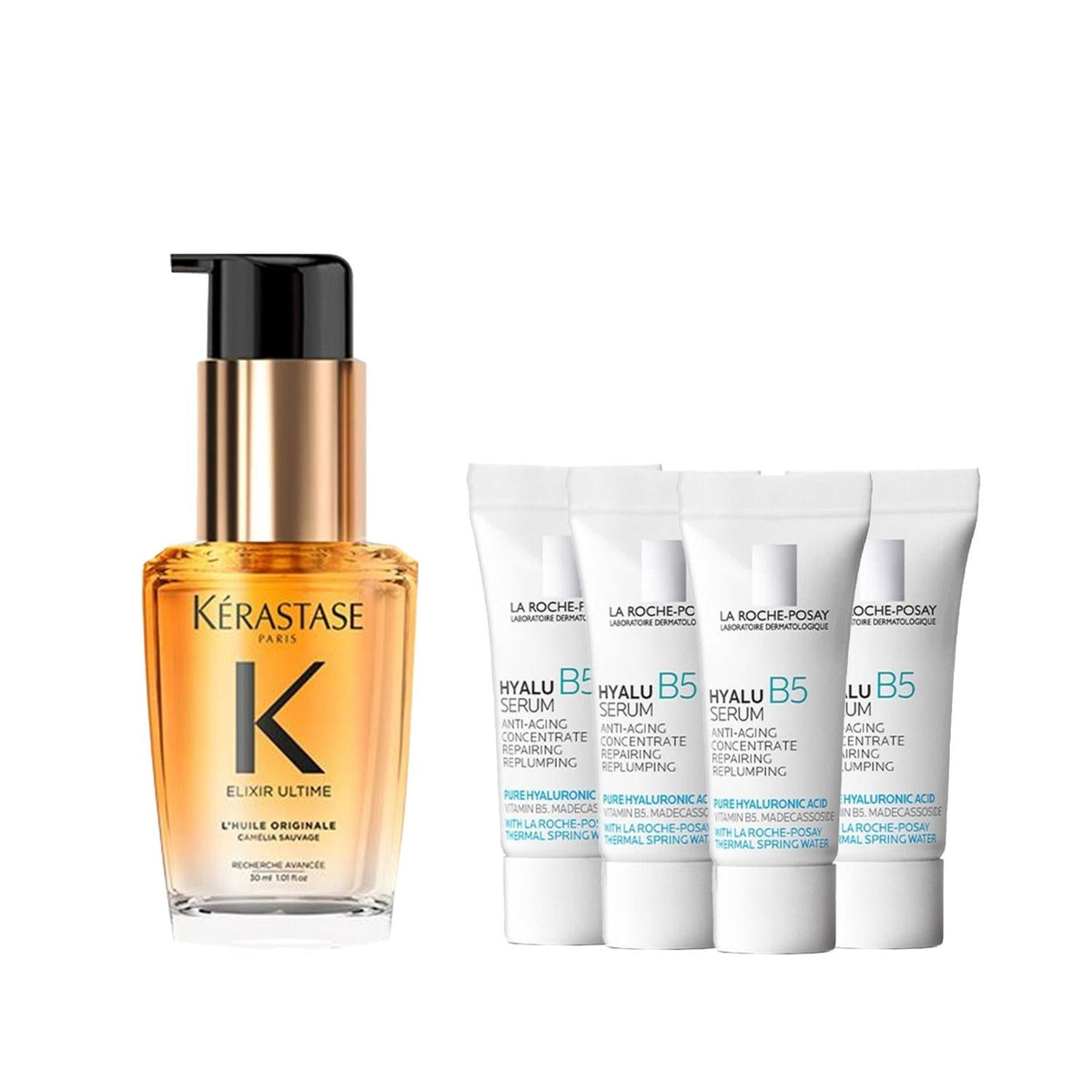 Kerastase Skincare and Haircare Set - Premium Beauty Bundle with La Roche Posay