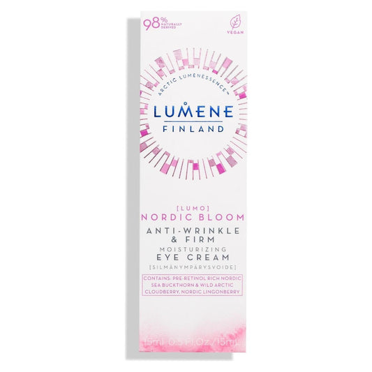 Crème contour des yeux anti-rides Lumene - Vegan, sans parabènes ni SLS, hydratante et raffermissante pour peaux matures