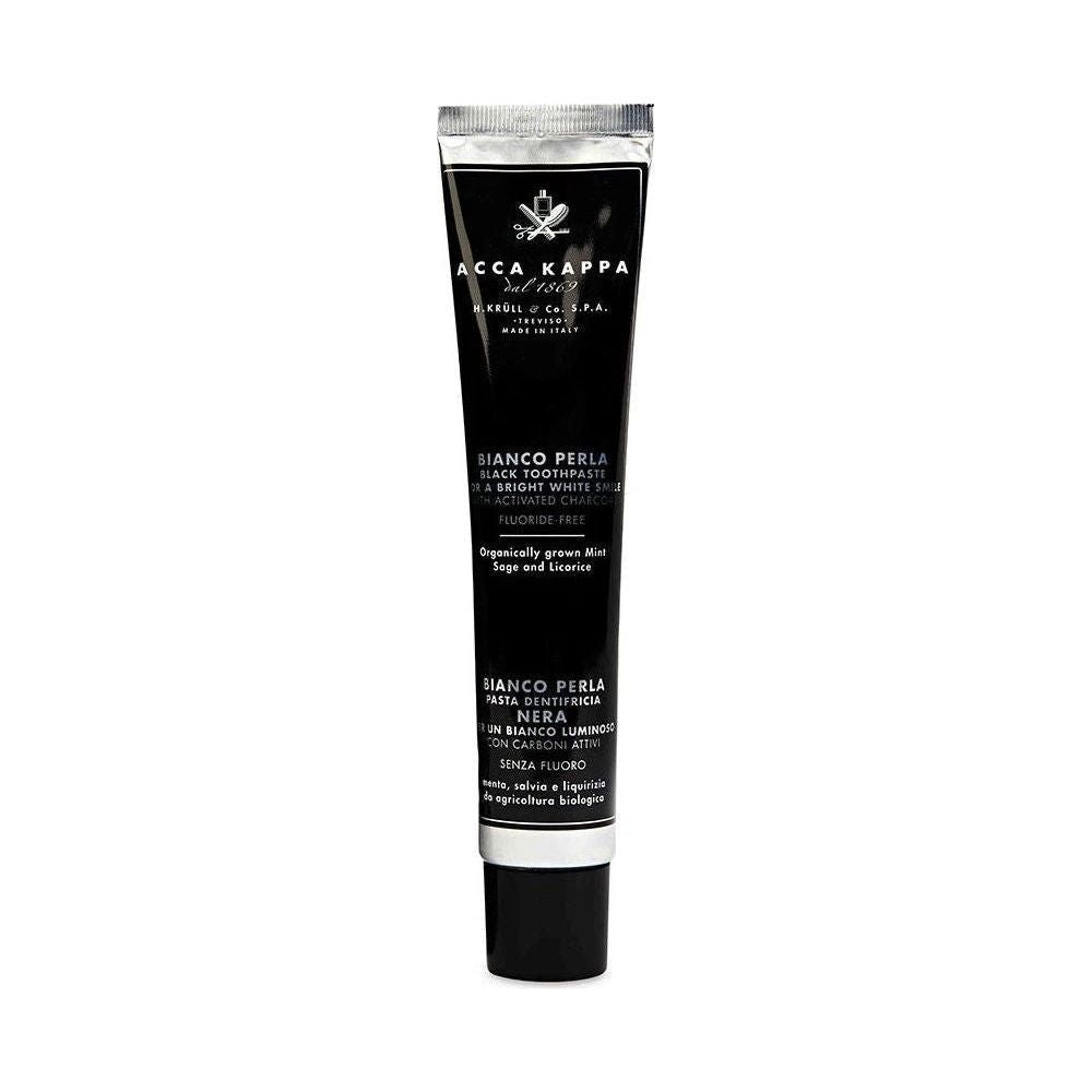Acca Kappa Blanco Perla Black Toothpaste Fluoride-Free 3.4 Oz Toothpaste Pasteur Pharmacy