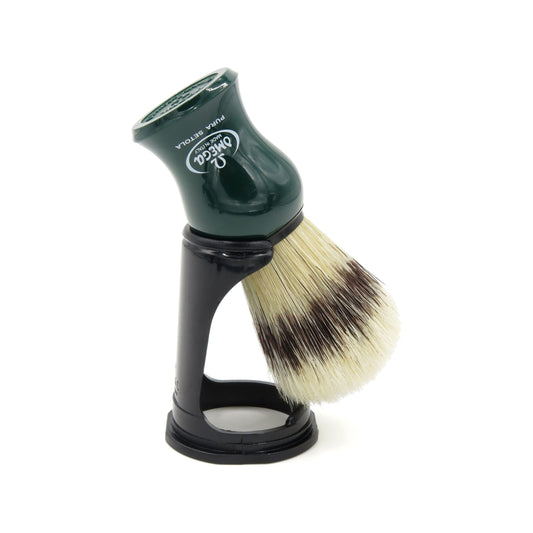 Omega Pure Bristle Shaving Brush With Stand (Assorted Colors) #80265 Shaving Brush Pasteur Pharmacy