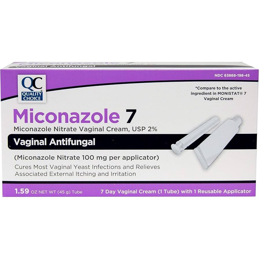 Miconazole 7 Vaginal Cream 2% - 45g 1.59 oz with 7-Day Applicator Medicine & Drugs Pasteur Pharmacy
