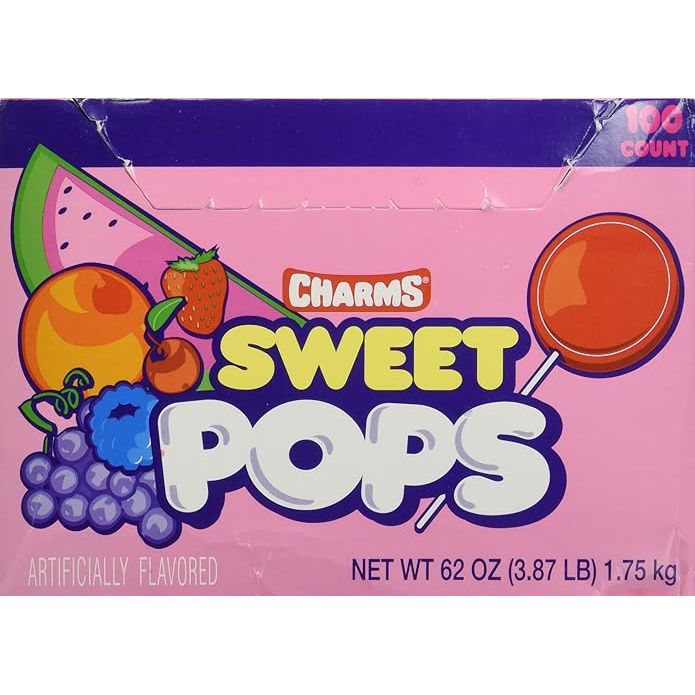 Charms Sweet Pops Assorted 100 Ct Candy Pasteur Pharmacy