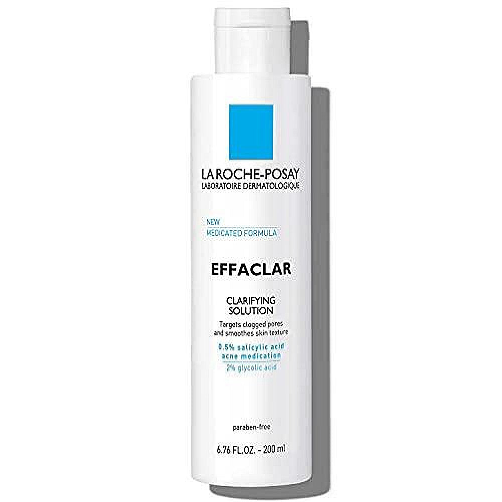 La Roche-Posay Effaclar Clarifying Solution Acne Toner With Salicylic Acid, 6.76 Fl Oz Toners Pasteur Pharmacy