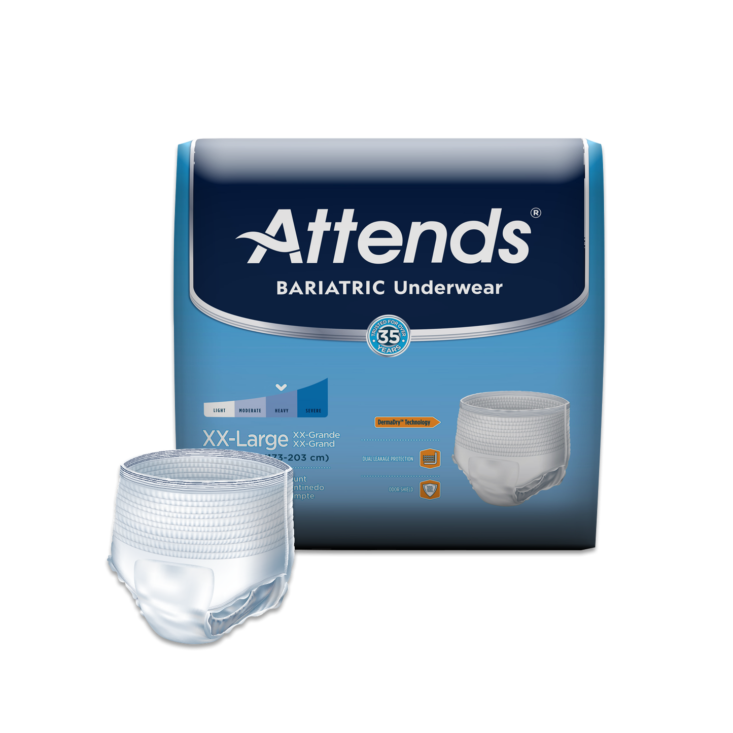 Attends Bariatric Underwear, Heavy Absorbency Underwear Pasteur Pharmacy