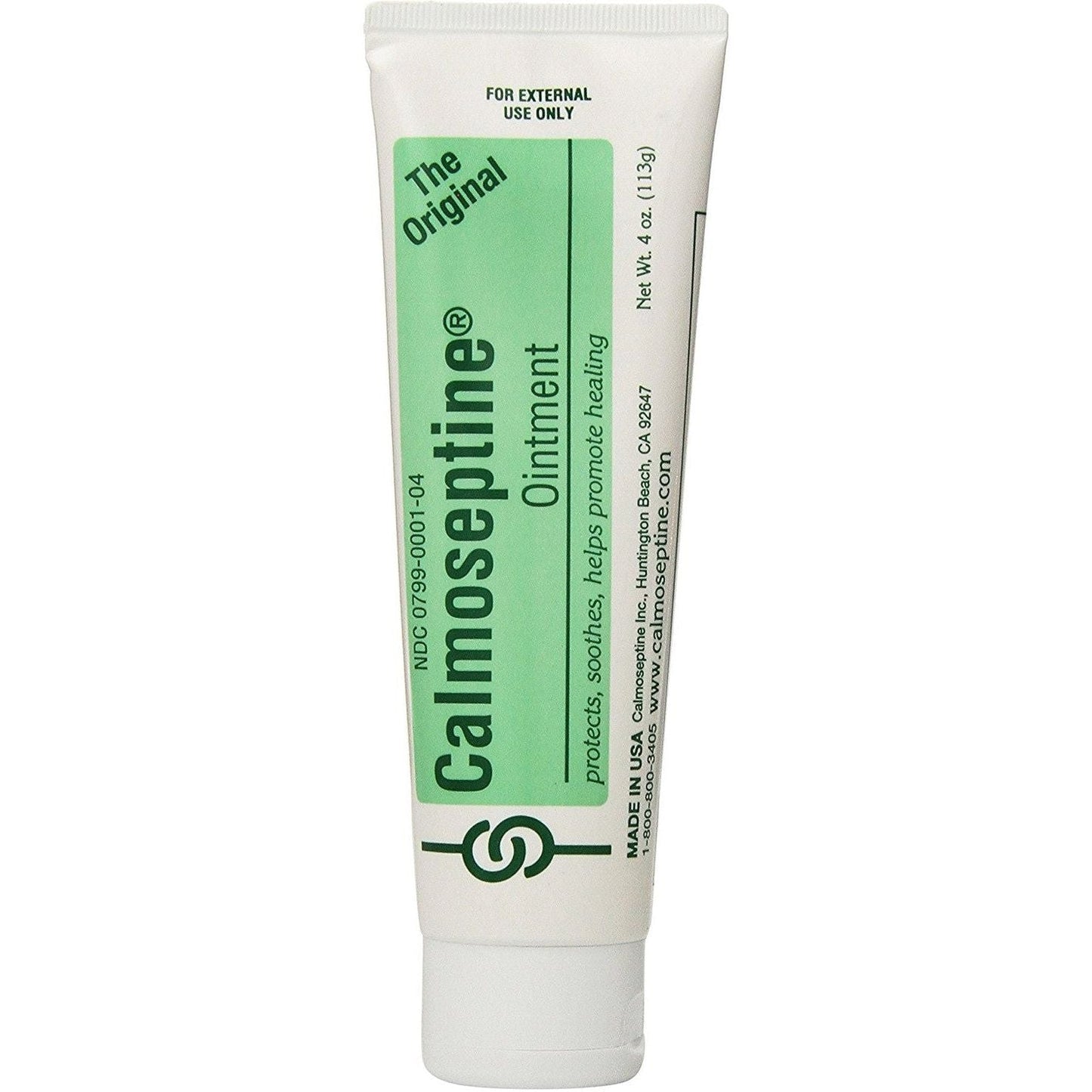 Calmoseptine Ointment Tube To Heal Skin Irritations, 4 Oz First Aid Pasteur Pharmacy