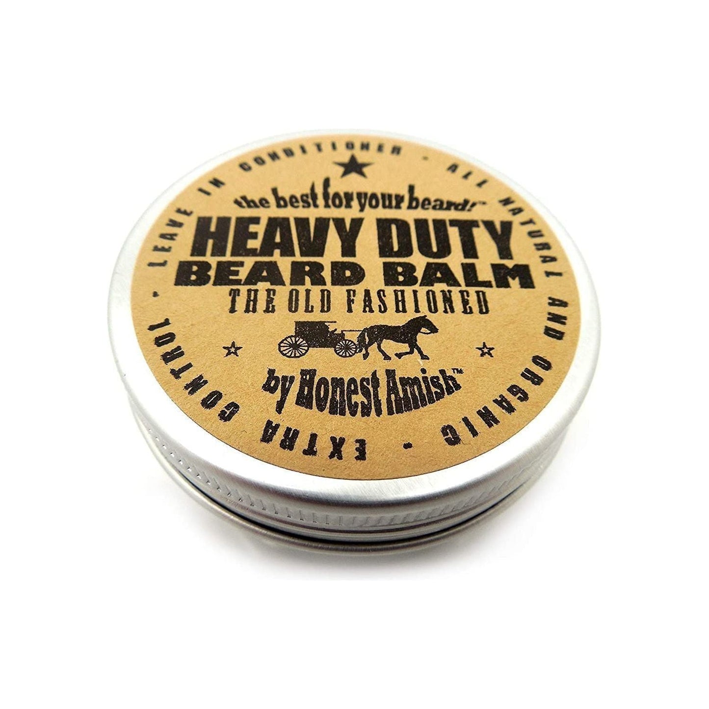 Honest Amish Heavy Duty Beard Balm 2 oz Beard Balm Pasteur Pharmacy