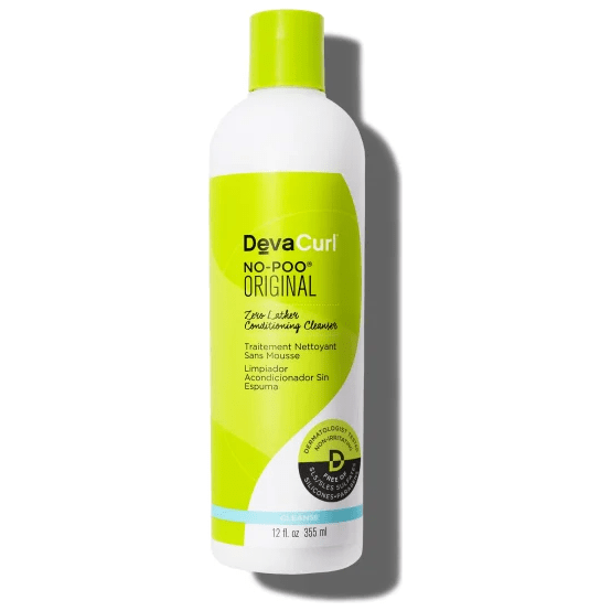 DevaCurl No-Poo Original Zero Lather Conditioning Cleanser 12 Oz Hair Cleanser Pasteur Pharmacy