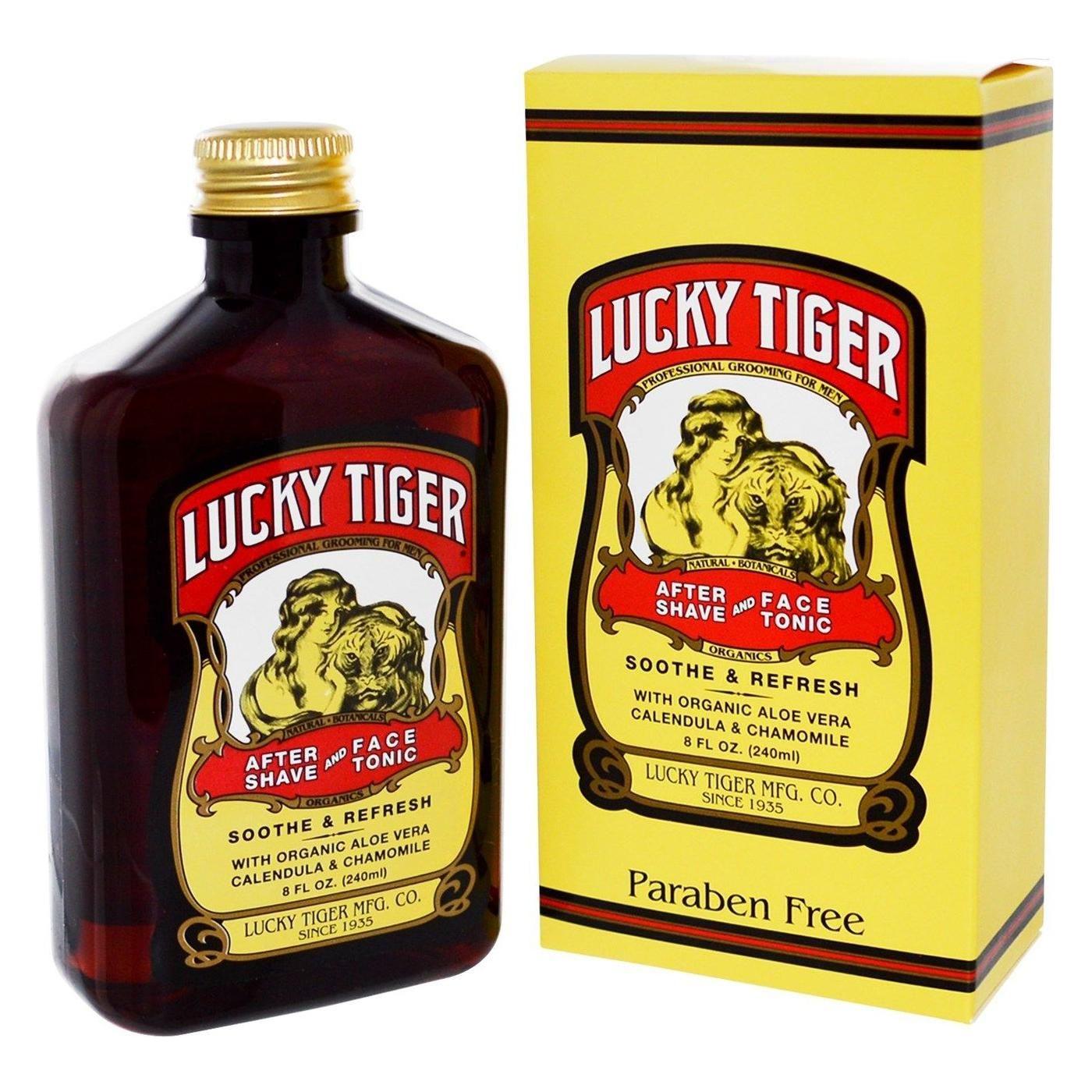 Lucky Tiger After Shave and Face Tonic 8 fl oz After Shave and Face Tonic Pasteur Pharmacy