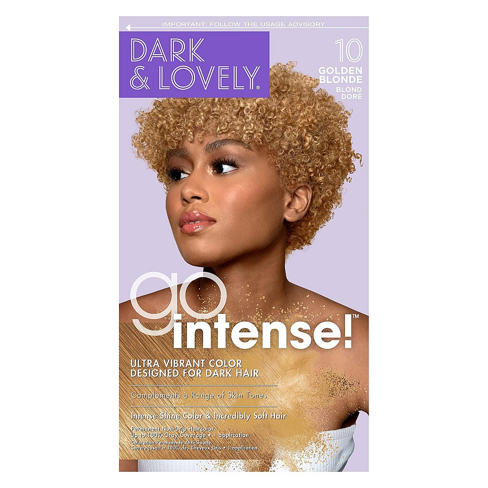 Soft-Sheen Carson Dark And Lovely Go Intense Permanent Hair Color Golden Blonde 10 Hair Color Pasteur Pharmacy Default Title