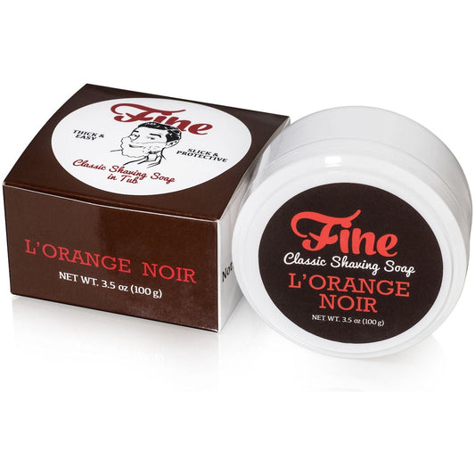 Fine Classic L'Orange Noir Shaving Collection Shaving Set Pasteur Pharmacy Shaving Soap Tallow 3.5 oz