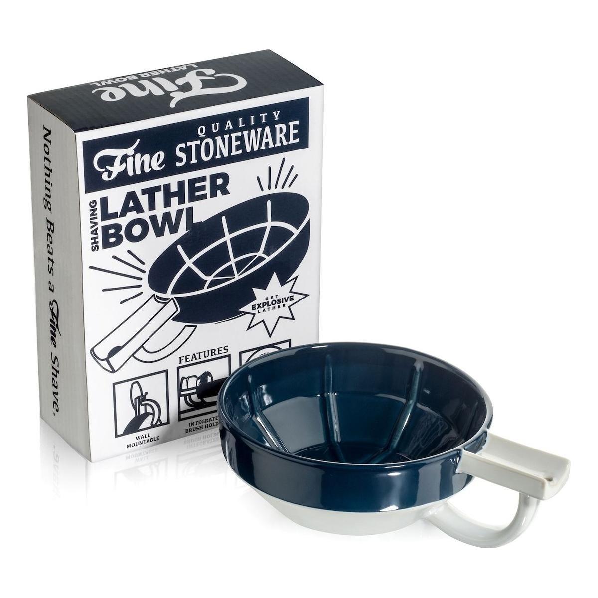 Fine Wet Shave Lather Bowl Blue Shaving & Grooming Pasteur Pharmacy