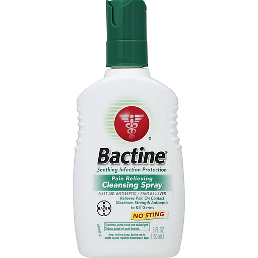 Bactine Cleansing Spray, Pain Relieving, Maximum Strength 5 Oz