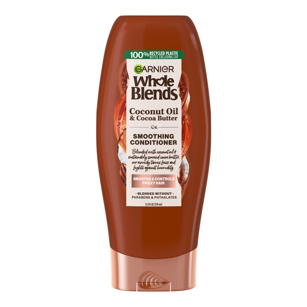 Garnier® Whole Blends™ Smoothing Conditioner – Coconut Oil & Cocoa Butter (12.5 fl oz) Shampoo & Conditioner Pasteur Pharmacy
