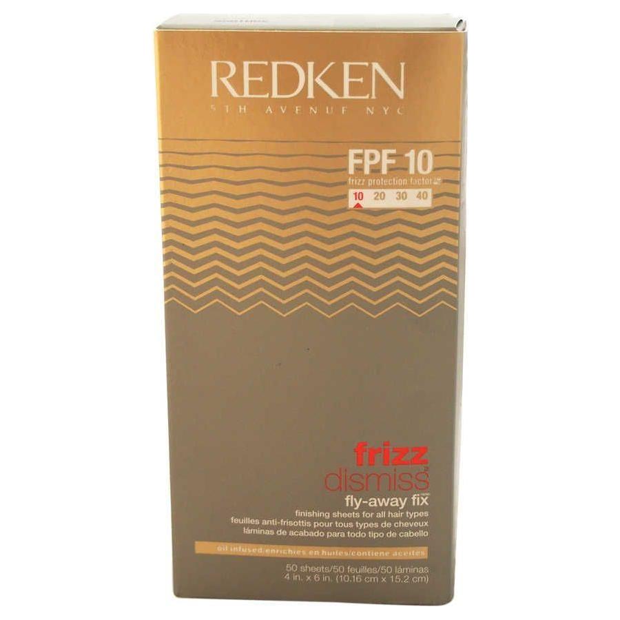 Redken Frizz Dismiss FPF10 Fly-Away Fix Finishing Sheets - 50 Sheets Hair Finishing Sheets Pasteur Pharmacy