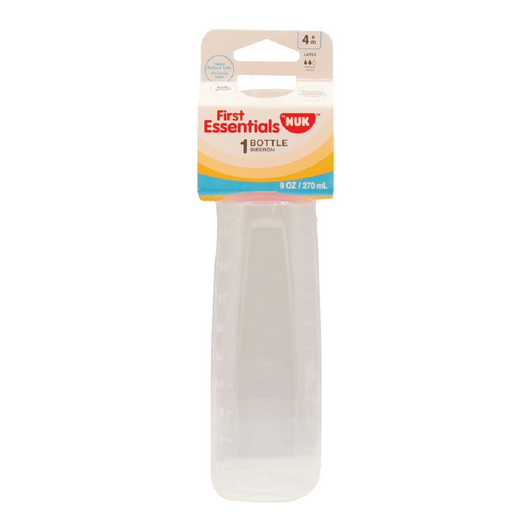 Gerber First Essentials Clear View Bottle 9oz, 1pk, Med Flow, Latex Baby & Toddler Pasteur Pharmacy