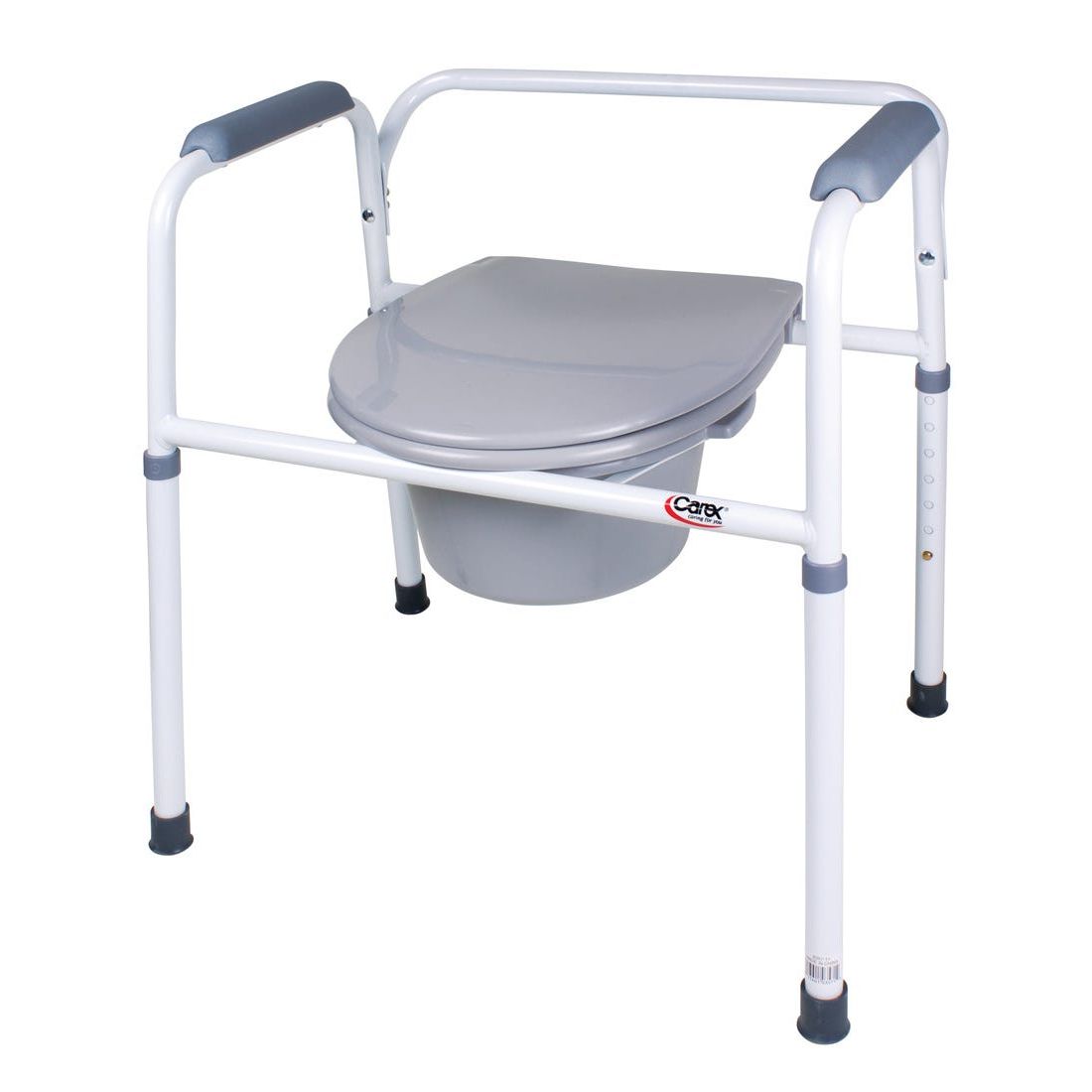 Carex Bedside Steel Commode Toilets Pasteur Pharmacy