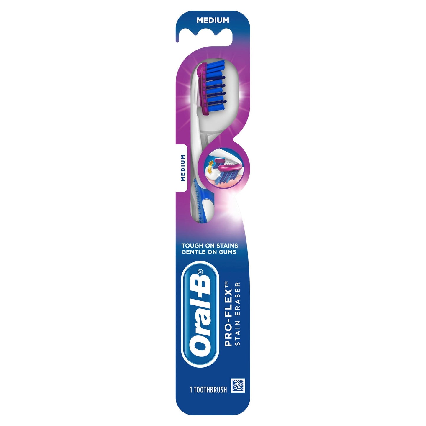 Oral-B 3D White Luxe Medium Toothbrush With Stain Eraser Toothbrushes Pasteur Pharmacy