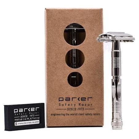 Parker 90R Long Handle Double-Edge Safety Razor Safety Razor Pasteur Pharmacy