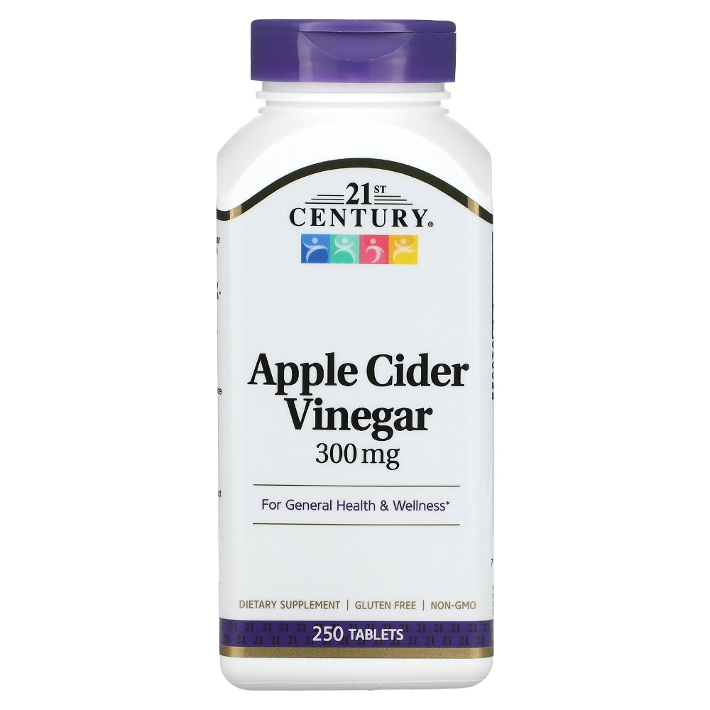21st Century® Apple Cider Vinegar 300 mg – Digestive & Metabolic Support (Tablets) Vinegar Pasteur Pharmacy