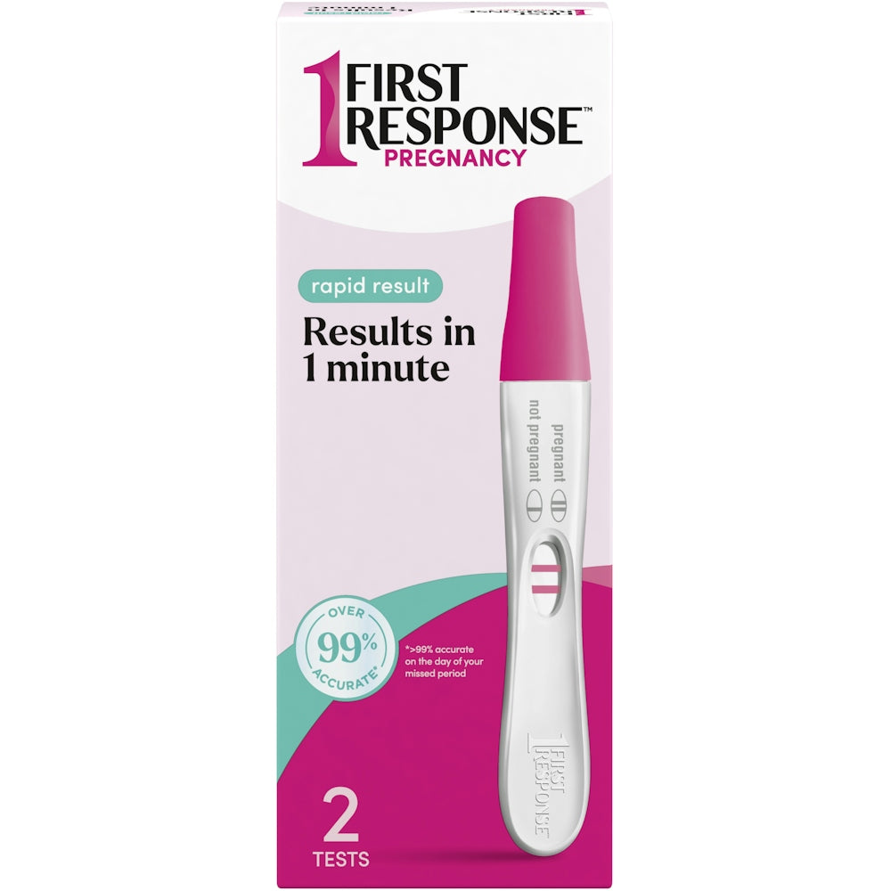 First Response Pregnancy Test Rapid Result - 2 Tests Pregnancy Tests Pasteur Pharmacy