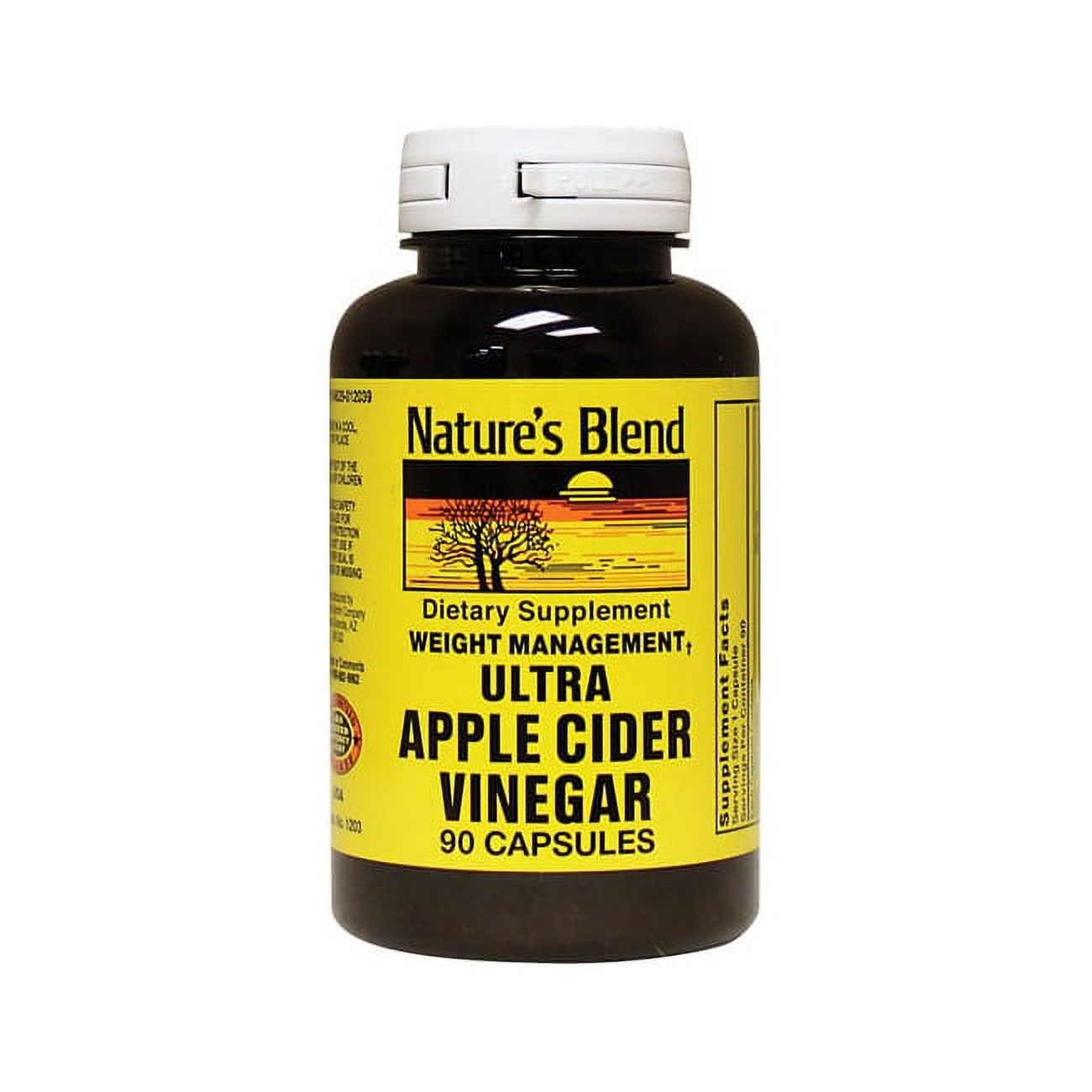 Nature's Blend Ultra Apple Cider Vinegar - 600 Mg (90 Capsules) Vinegar Pasteur Pharmacy