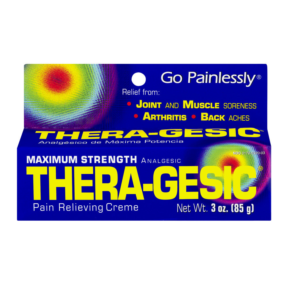 Thera-Gesic Maximum Strength Pain Relieving Cream 3 Oz
