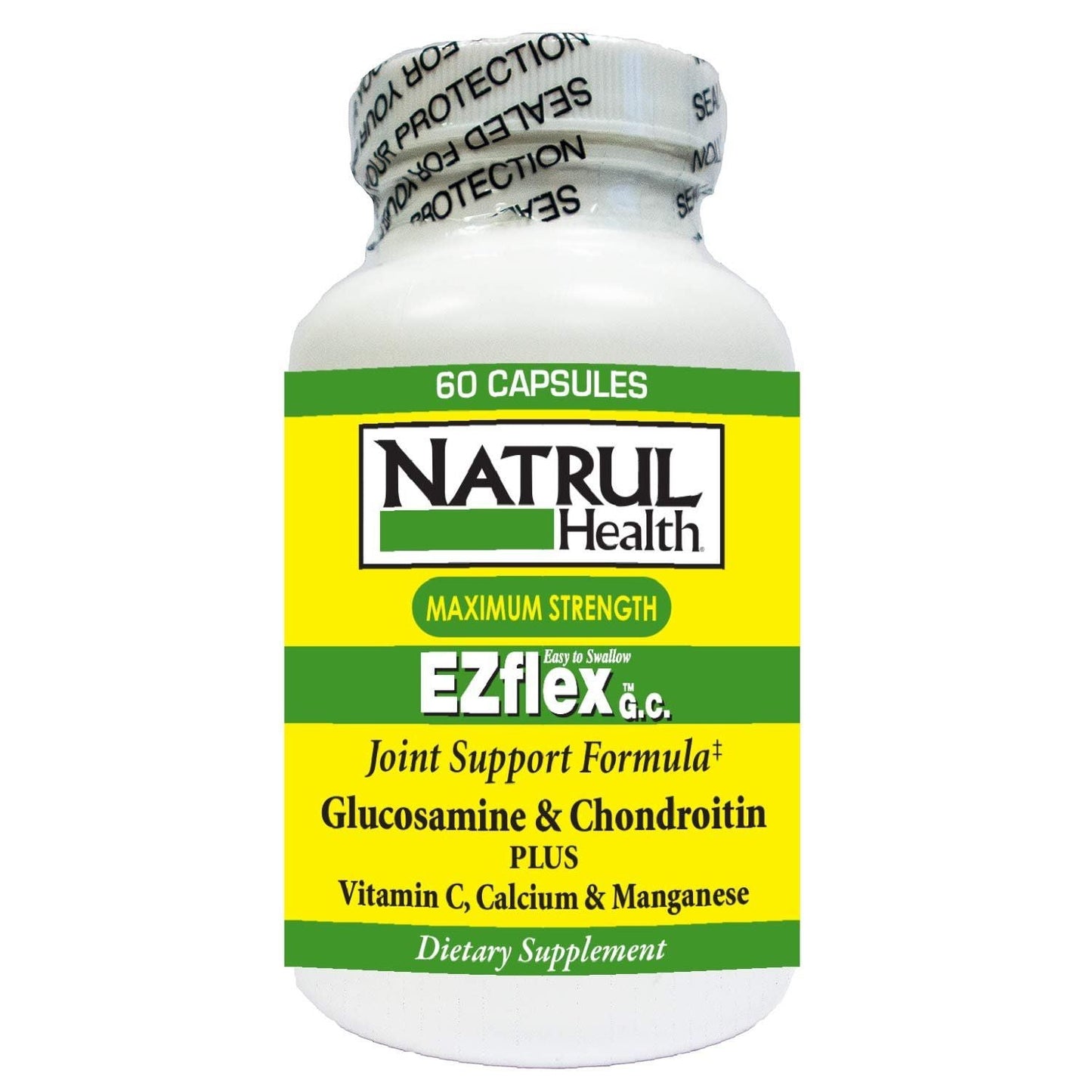 Nat-rul Health Products Ez Flex Maximum Strength Glucosamine And Chondroitin Joint Support Formula Capsules Vitamins & Supplements Pasteur Pharmacy