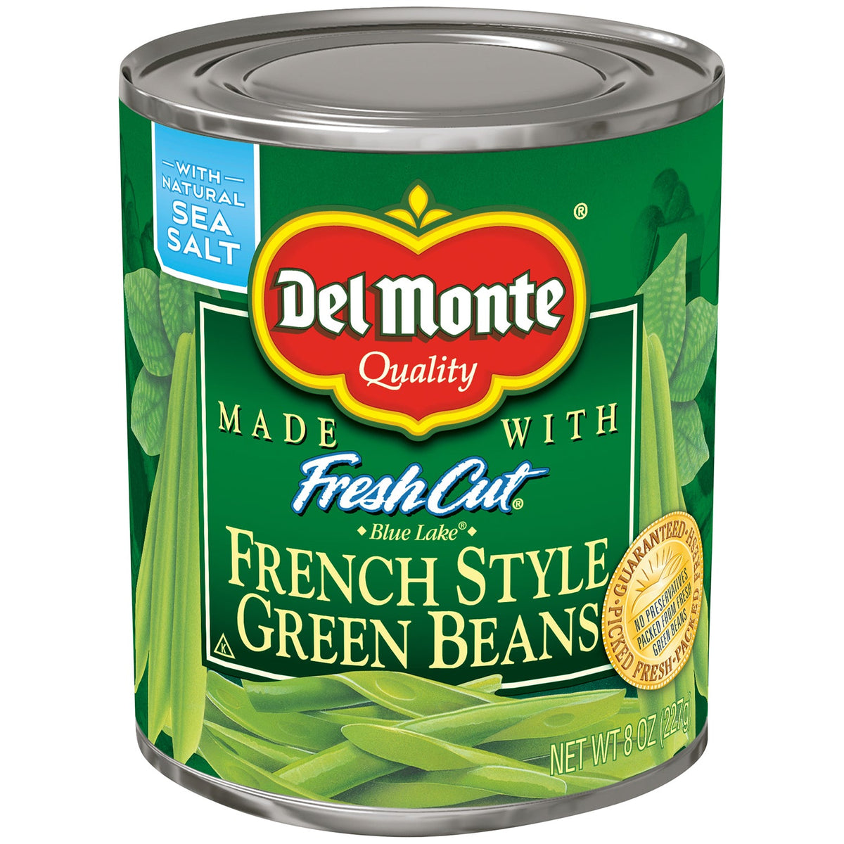 Del Monte Fresh Cut Blue Lake French Style Green Beans 8 Oz. Pull-Top Can