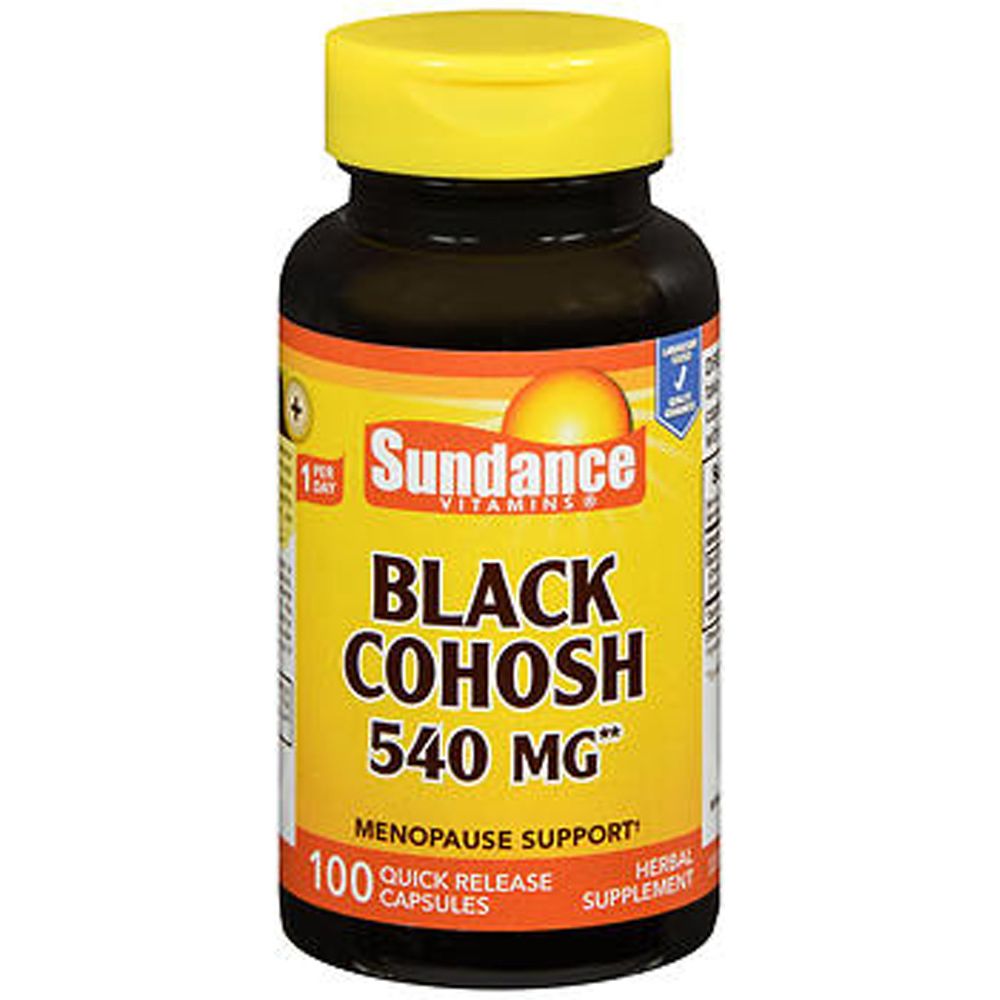 Sundance® Black Cohosh – 540 mg (100 Quick Release Capsules) Vitamins & Supplements Pasteur Pharmacy