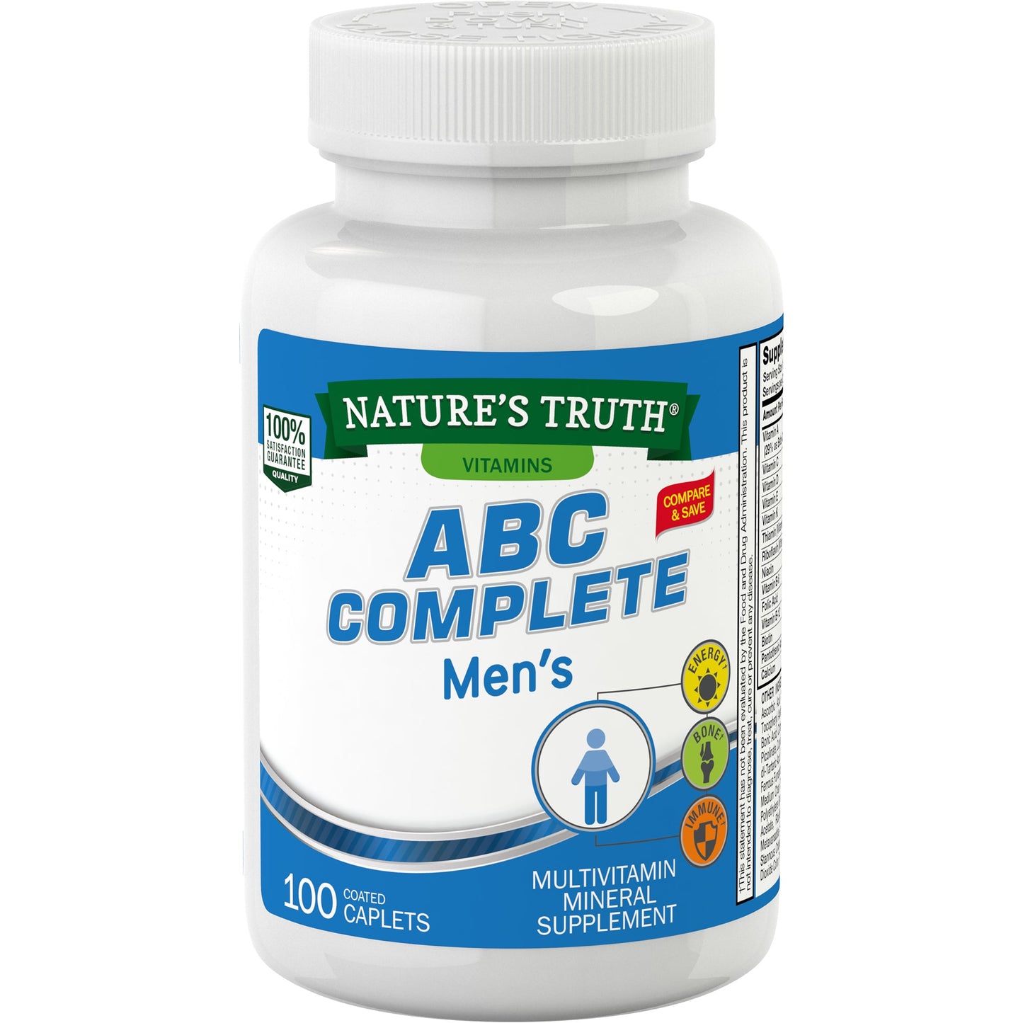 Nature's Truth Adult ABC Complete Multivitamin For Men Vitamins & Supplements Pasteur Pharmacy