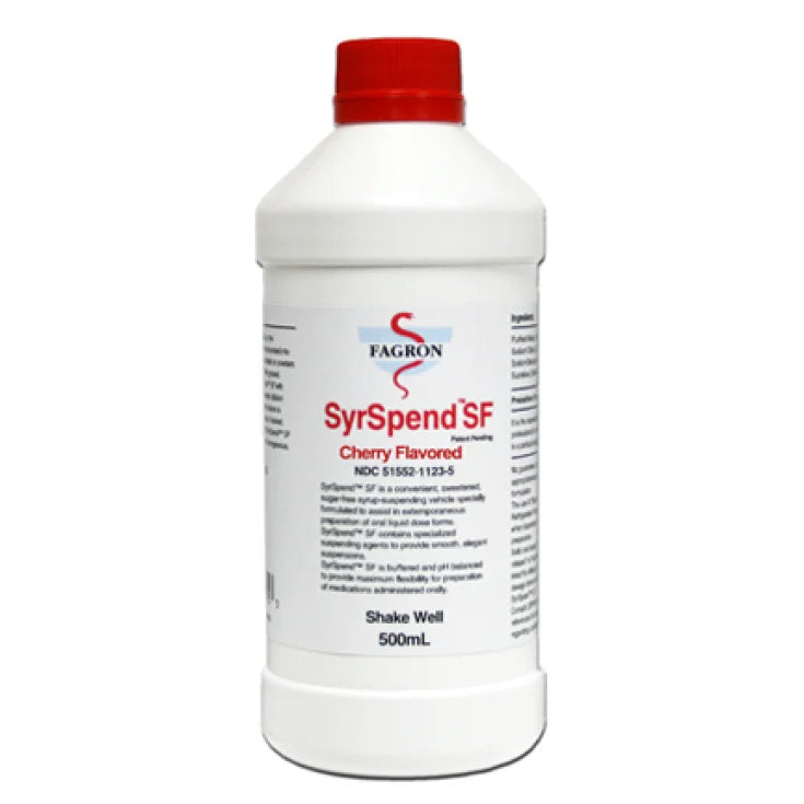 SyrSpend SF Cherry Liquid Suspending Vehicle, 500 mL Medical Supplies Pasteur Pharmacy